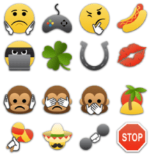 new bbm emoticons