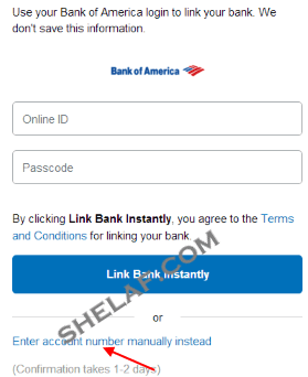 paypal maual selection of acct