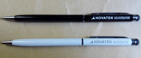 thumbnail Hovatek Branded 2 in 1 Pen Stylus for Touch Screen devices