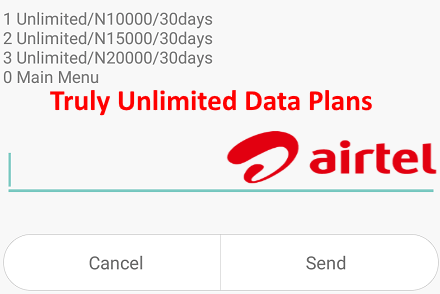 Airtel Unlimited Data Plans