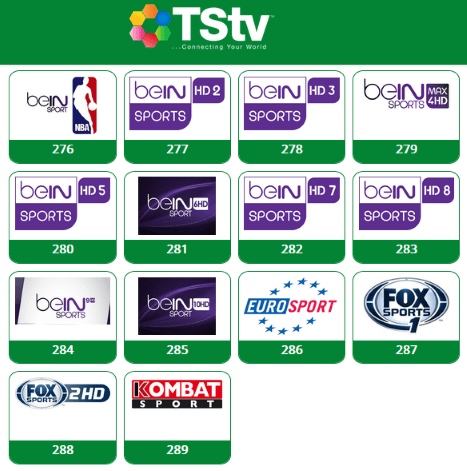 TSTV sport channels