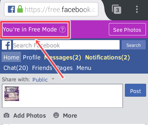 fb-free-mode