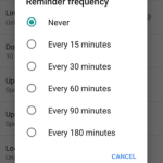 Youtube reminder