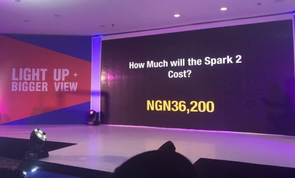 Spark 2 Price In Nigeria