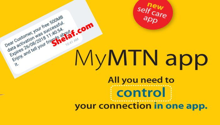 Get 500MB MTN Free Data via MyMTN App