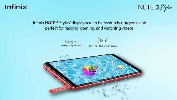 note5 stylus display