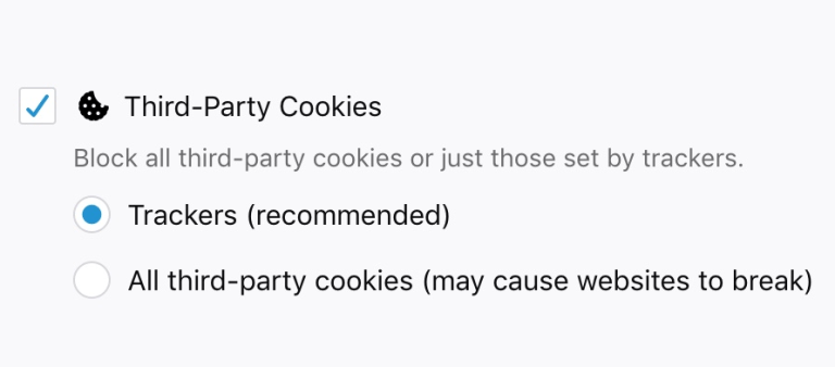 FireFox-Preference-Third-party-Cookies