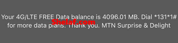 MTN4G2B 2BLTE data bonus