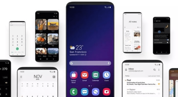Samsung One UI beta android pie