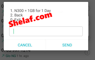 glo 1gb for 300ngn