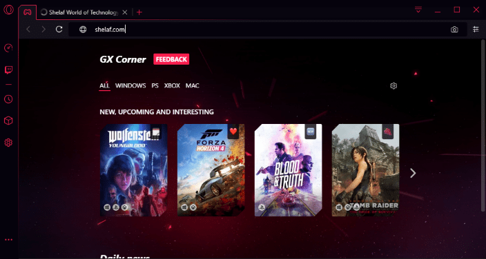 Opera Launches Opera GX, the 'World's First Gaming Browser' for