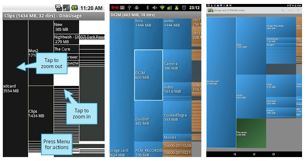 Diskusage for android