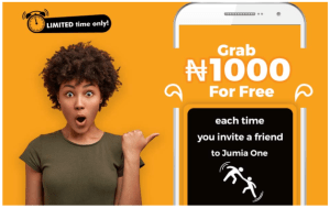 Jumia One N1000 Referral Bonus