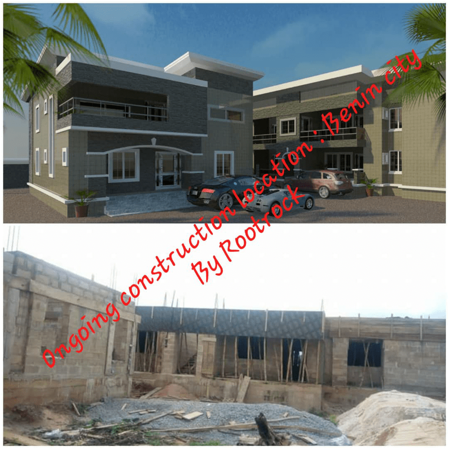 Root Rock Services Ltd ongoing construction in Benin