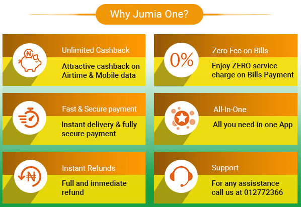 jumia one features