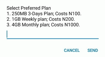 MTN welcome back special data offer