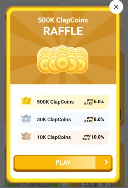 clapcoins raffle