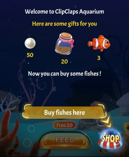 clipclaps aquarium game