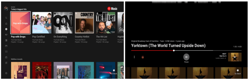 YouTube Music Now Rolls in on Android TV - World of Technology