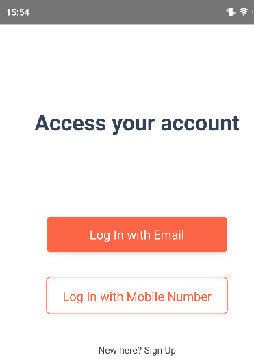 Simo app access your account
