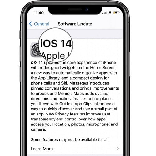 iOS 14 Software Update