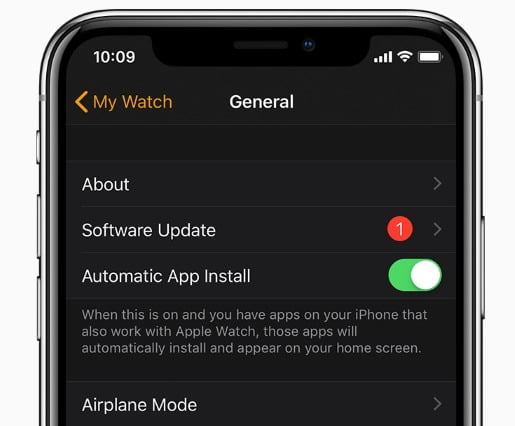 ios12 iphone x watch update software