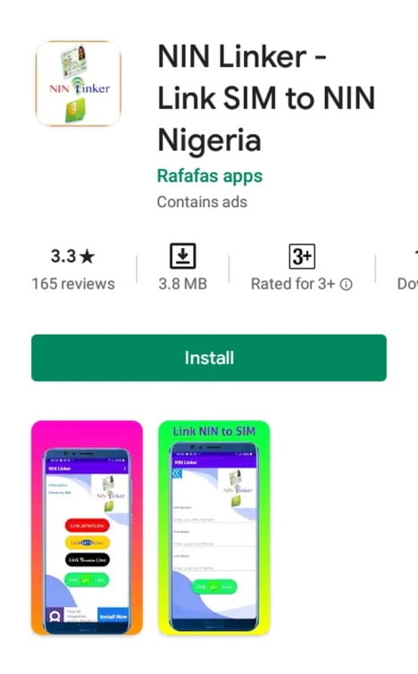 Fake NIN App
