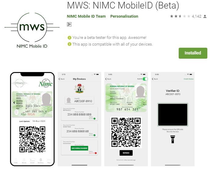 Official NIMC MobileID App