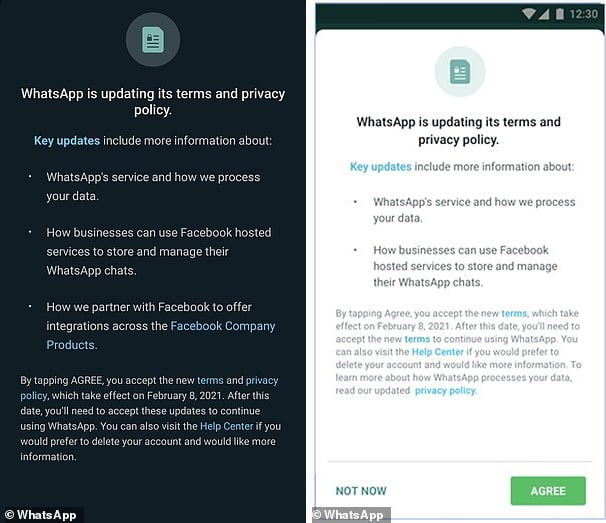 WhatsApp New Privacy Policy