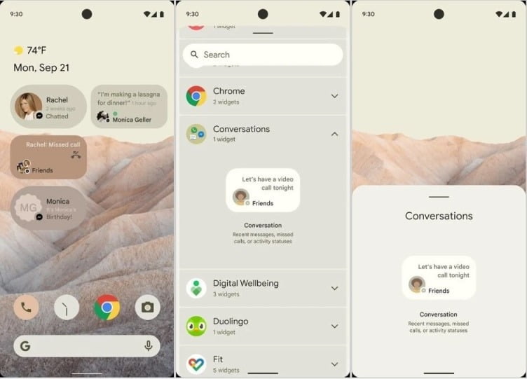 android 12 notifications interface