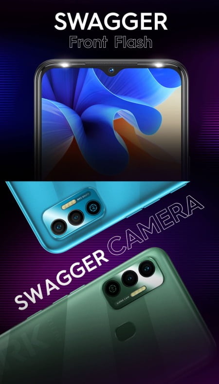 Tecno Spark 7 swagger camera