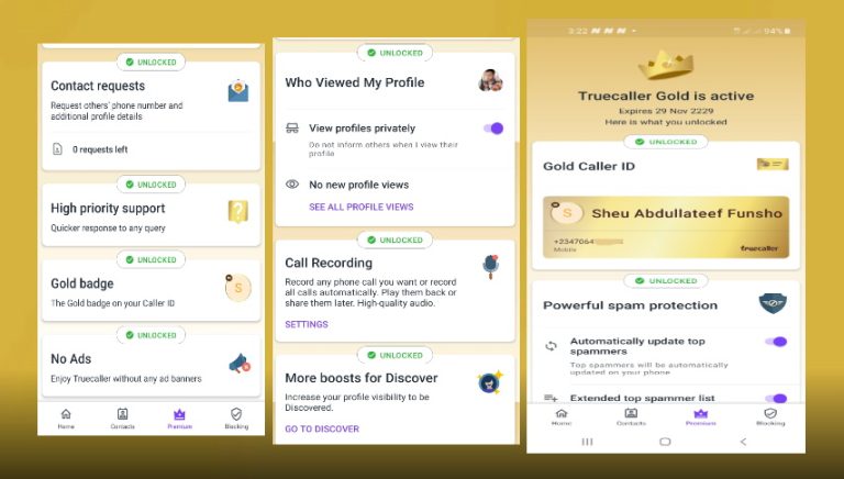 Truecaller Premium