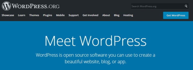 wordpress homepage