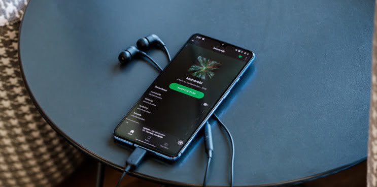 OnePlus 7T music playback spotify