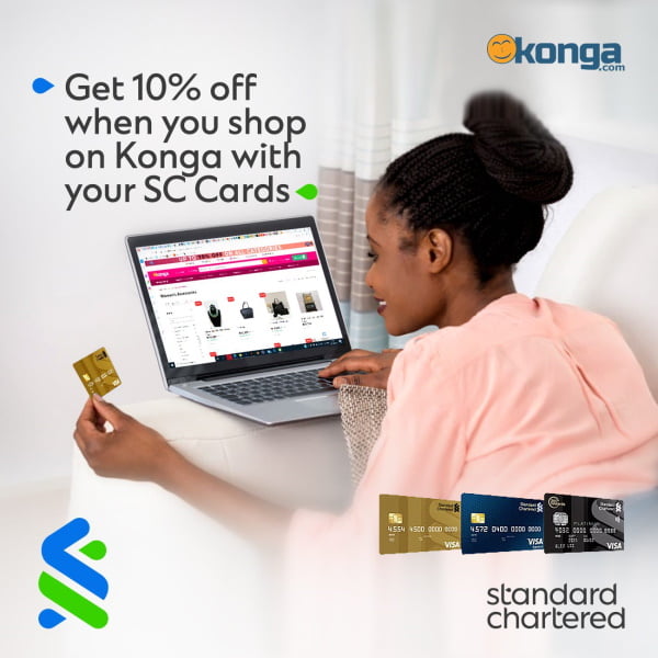 10 percent discount on shoping with SC bank card