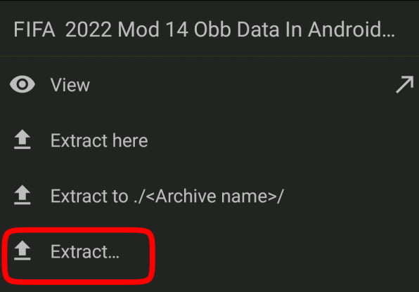 FIFA 22 Mod Obb data extraction in Android