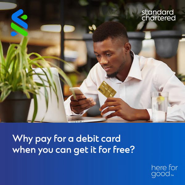 Standard Chartered free debit card