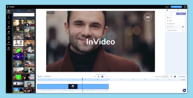 InVideo editing software