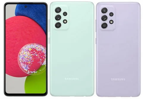 Samsung Galaxy A52s color variation