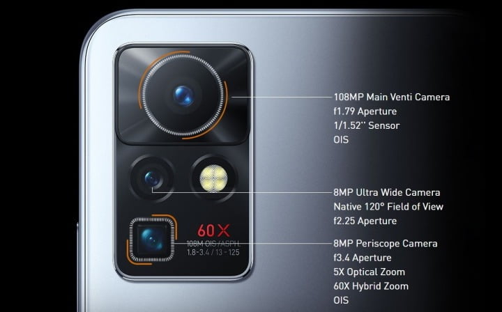Infinix Zero X Cameras