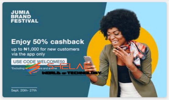 JumiaPay WELCOME50 voucher code