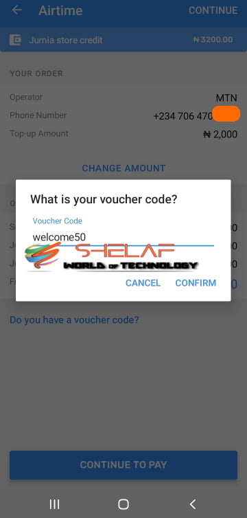 jumiapay welcome50 voucher