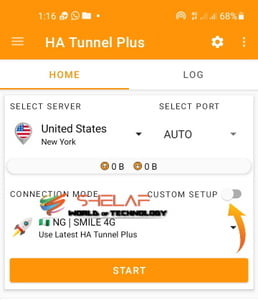 Ha Tunnel Setup for Unlimited Free Browsing on Smile 4G