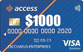 Access Bank Blue ATM Card