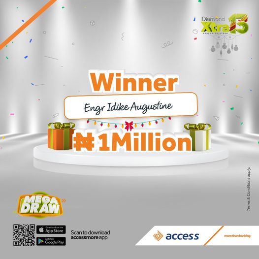 Winner of Access Bank DiamondXtra Account Promo