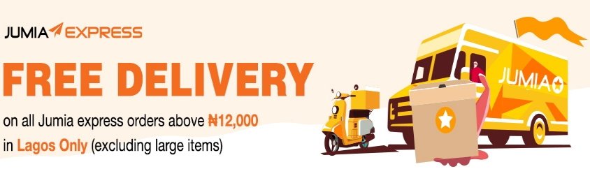 Jumia Express with free delivery products