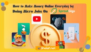 Make Money Online Using SproutGigs sign up process