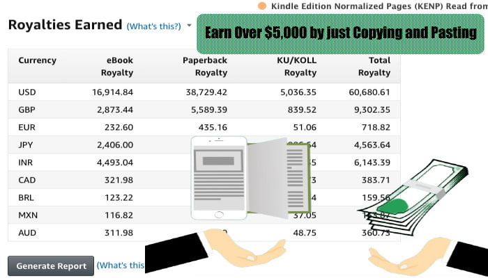 Earn Over $5,000 by just Copying and Pasting