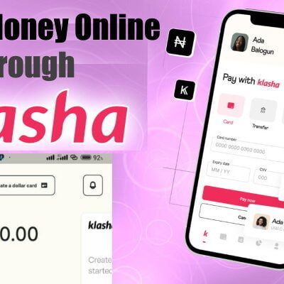 Make money online using klasha app