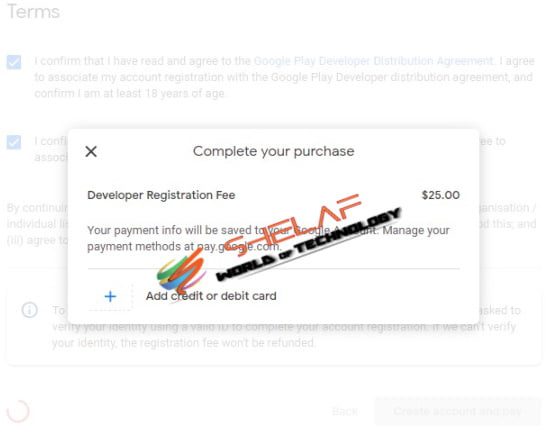 play store developer console registration